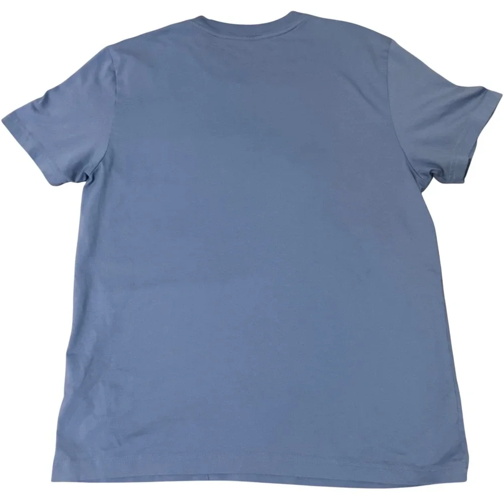 Psycho Bunny Kids Blue Pima Cotton Short Sleeve Logo T-Shirt Size 4